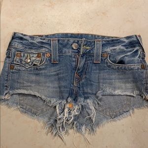 True Religion jean shorts